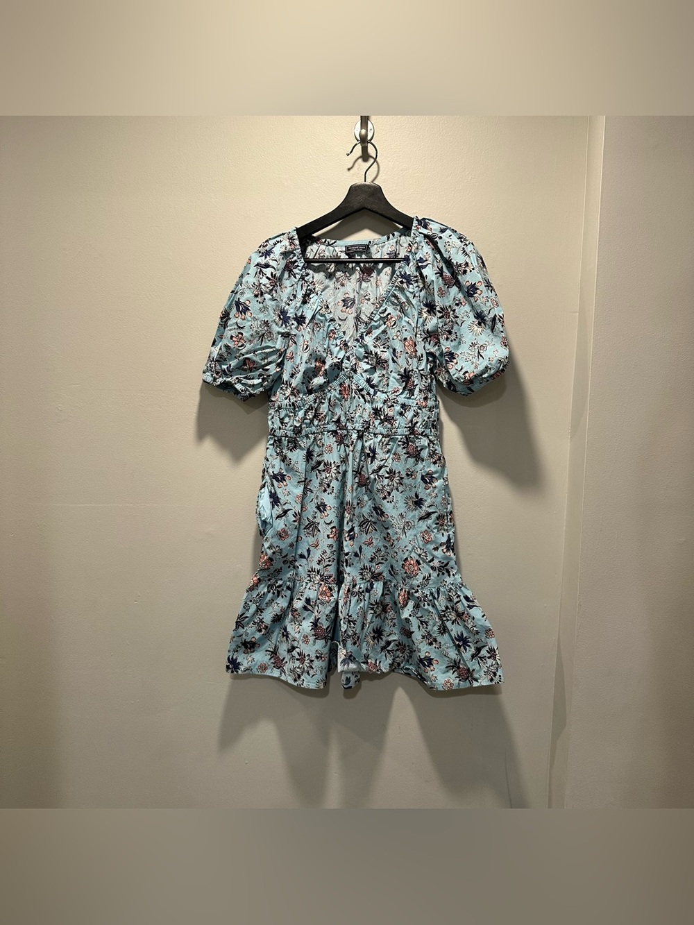 Vineyard Vines Poplin Cotton Puff Sleeved Dress Size Small